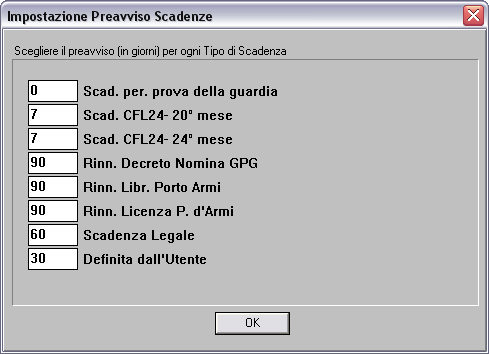 Scadenziario Documenti